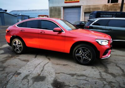 Mercedes Benz GLC SUV, terrain vehicle, luxury car, car body film, car body wrapping, Car filming, tinted car film, Kileprof