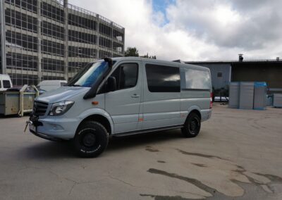 Mercedes Benz Sprinter, bus, touring bus, camper bus, motorhome, glass films, window films, car glass films, tinted films, protective films, sunscreens, Kileprof