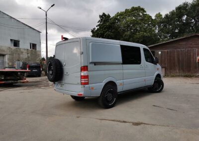 Mercedes Benz Sprinter, bus, touring bus, camper bus, motorhome, glass films, window films, car glass films, tinted films, protective films, sunscreens, Kileprof